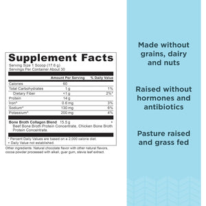 Ancient Nutrition Collagen Powder, Bone Broth Collagen, Chocolate, Hydrolyzed Multi Collagen Peptides, Supports Skin and Nails, Joint Supplement, 30 Servings, 18.6Oz