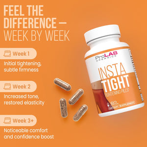 Prolab Organics Instatight Vaginal Tightening Pills – Natural Rejuvenation Supplement for Women. Supports Intimate Tone, Firmness & Ph Balance.
