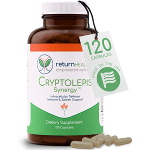 Cryptolepis Synergy, Immune Support Vitamins, Immune System Booster for Adults, Liver, Lymphatic, & Immune Support Supplement, Supports Lyme & Natural Parasite Defense, 120 Capsules