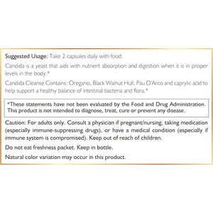 Cocó March N.M.D Candida Cleanse – 30 Day Herbal Detox Cleansing with Digestive Enzymes for Gut Health & Immune Support – Gluten Free, Vegan, Non-Gmo, Dairy Free, Soy Free – 120 Veggie Caps