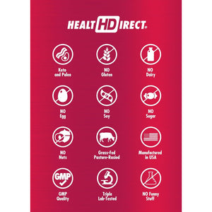 HEALTH DIRECT Aminosculpt Sugar-Free Collagen Supplement - High Potency Medical-Grade Protein for Hair, Skin, Nails & Joints, Grass-Fed, Non-Gmo, Liquid Collagen - Tart Cherry - 30 Fl Oz