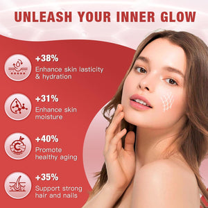 DRFOSTER Multi-Collagen-Peptide-Powder with Probiotics, 50 Servings of Hydrolyzed Collagen Peptides with Hyaluronic Acid, Biotin & Multivitamins - Supports Skin, Hair, Nails Health