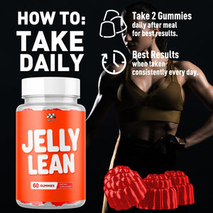 (2 Pack) Jelly Lean Gummies, Official Jelly Lean Gummys with All Natural Ingredients, Advanced Jellylean Health & Wellness Vitamin Formula, Maximum Strength Active Lifestyle Multivitamin (120 Gummies)