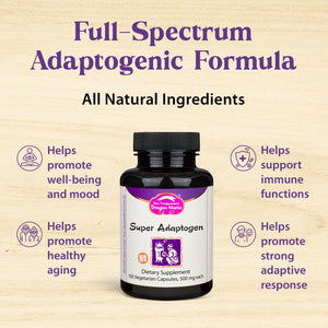 Dragon Herbs Super Adaptogen | All Natural Supplement to Support Well-Being, Mood, Immune Function, Strong Adaptive Response | All Natural Ingredients, Non-Gmo (100 Capsules, 500 Mg per Capsule)”