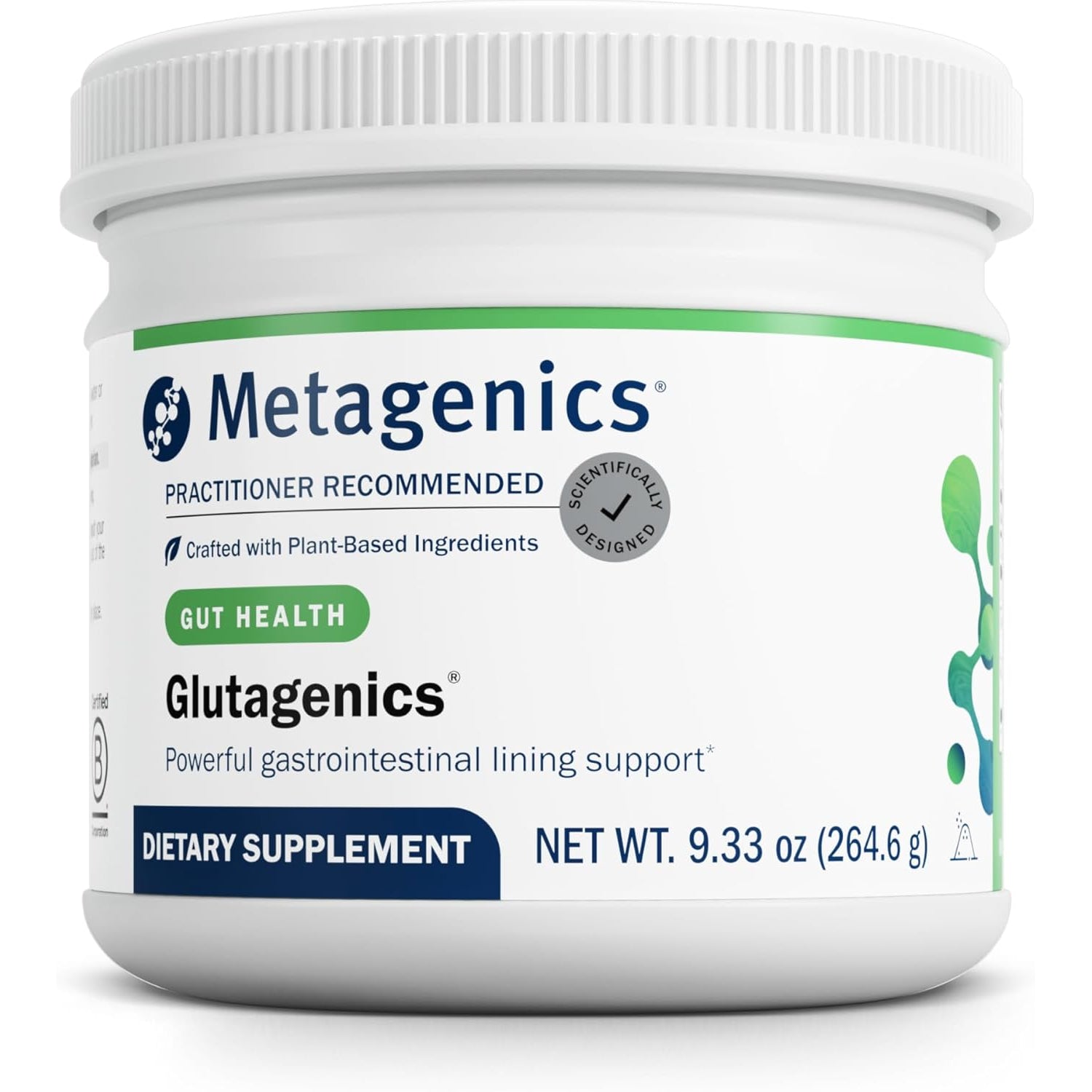 Metagenics Glutagenics - L-Glutamine with Deglycyrrhizinated Licorice (DGL) & Aloe Vera - Supports Gut Health, Digestive Function & Immune System - Non-Gmo, Gluten-Free Powder Supplement - 60 Servings