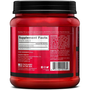 BSN Micronized Creatine Monohydrate Powder, Unflavored Creatine Powder, Micronized, Supports Muscle Building, Supports Muscle Strength, Gym Supplement, 5G per Serving, 5000Mg per Servings, 60 Servings