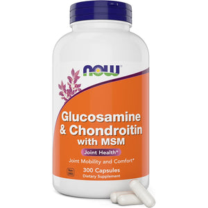 Now Glucosamine & Chondroitin with MSM, 300 Capsules