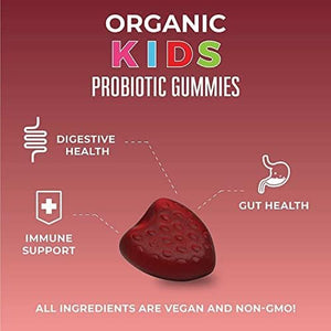 Maryruth Organics Kids Probiotics for Digestive Health | USDA Probiotic Gummies | 2 Month Supply | Kids Probiotics | Immune Support | Gut Health Supplement | Vegan | Non-Gmo | Gluten Free | 60 Count
