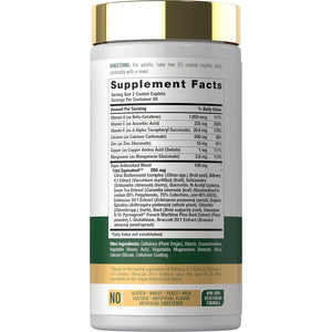 Carlyle Antioxidants Supplement | 100 Caplets | Nutritional Complex | Vitamin A, C, E | Non-Gmo, Gluten Free Formula