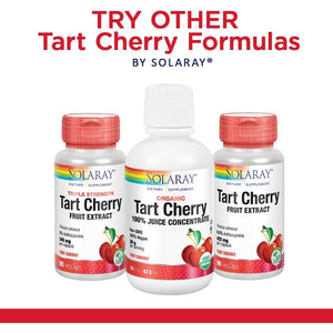SOLARAY Tart Cherry and Celery Seed - Tart Cherry Celery Seed Extract Capsules 620 Mg, Supplement for Men & Women, Natural Herbal Support for Adults, Vegan - 60 Veg Caps