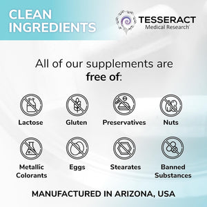 Tesseract Medical Research Probutyrate Gut Health Supplement, Butyric Acid Complex, Gastrointestinal Support Supplement, Helps Restore Balance to Stabilize Gut Microbiome, 600Mg (120 Capsules)
