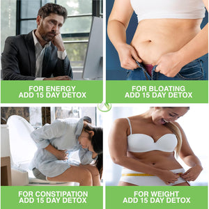 THE ENCLARE NUTRITION Colon Cleanse 15 Day Gut Cleanse Pills - Colon Cleanser for Women & Men - Psyllium Probiotic Laxatives for Constipation, Bloating Relief, Detox Cleanse Weight Loss Support (1)