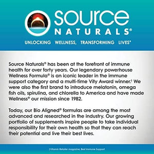 Source Naturals Wellness Herbal Kids Liquid Formula - for Immune System Support - 4 Fluid Oz