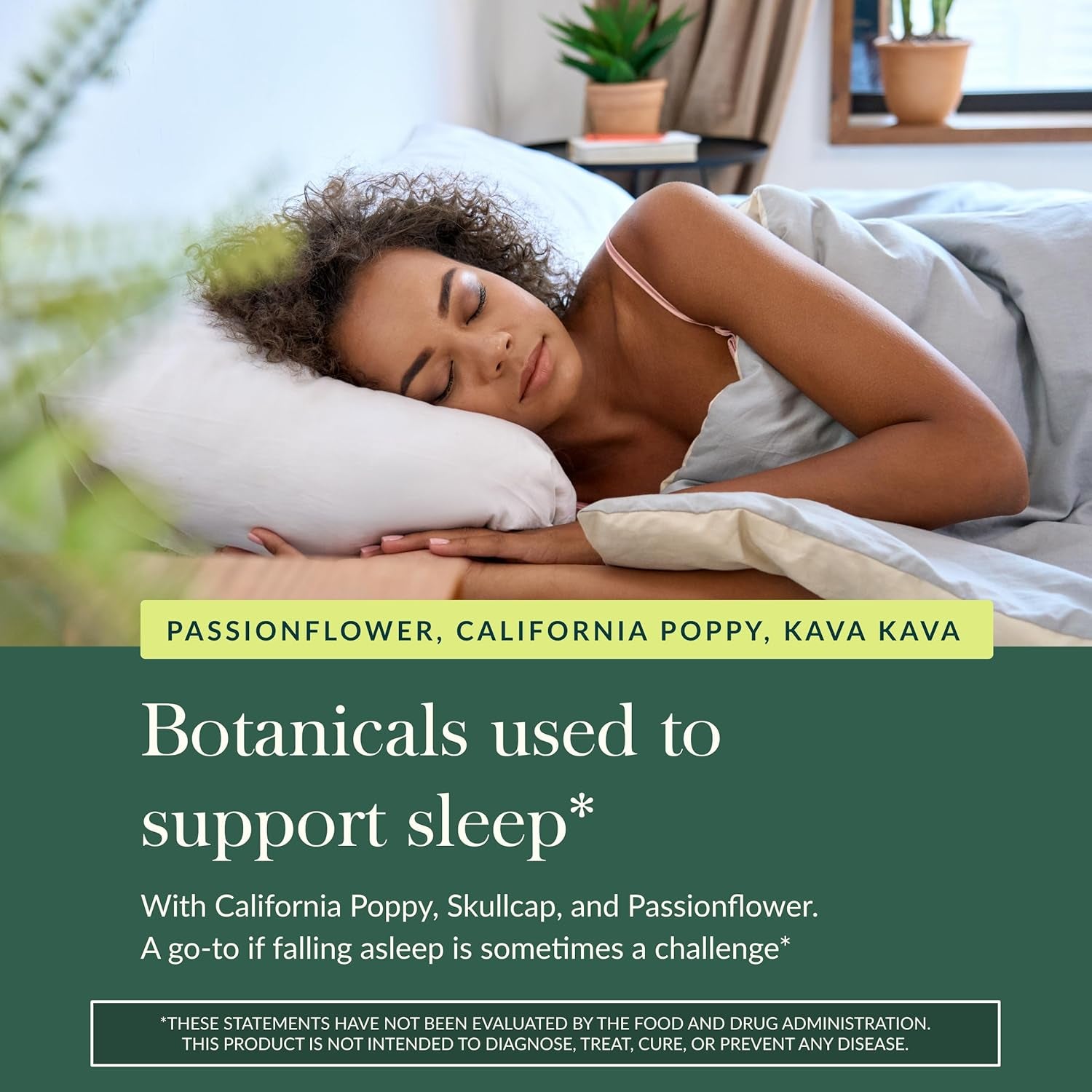 Gaia Herbs Sound Sleep - Sleep Support Supplement - Herbal, Plant-Powered Support for Calm & Relaxation* - Valerian Root, Passionflower & More - 120 Vegan Liquid Phyto-Capsules (40 Servings)