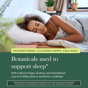 Gaia Herbs Sound Sleep - Sleep Support Supplement - Herbal, Plant-Powered Support for Calm & Relaxation* - Valerian Root, Passionflower & More - 120 Vegan Liquid Phyto-Capsules (40 Servings)