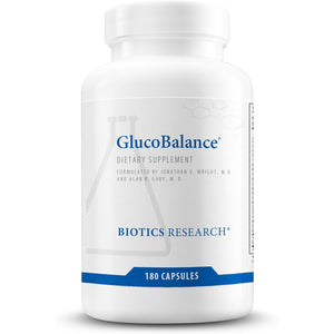 Biotics Research Glucobalance Chromium, Vanadium, L Carnitine Supplement, Supports Metabolic Health and Maintain Healthy Blood Lipid Levels - 180 Capsules