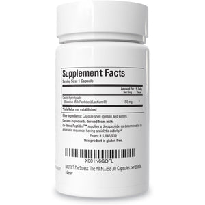 BIOTICS RESEARCH De-Stress Patented Nutrient Designed to Support Calmness, Healthy Sleep Habits, All-Natural Supports Mental Wellness & Calm. 30 Capsules