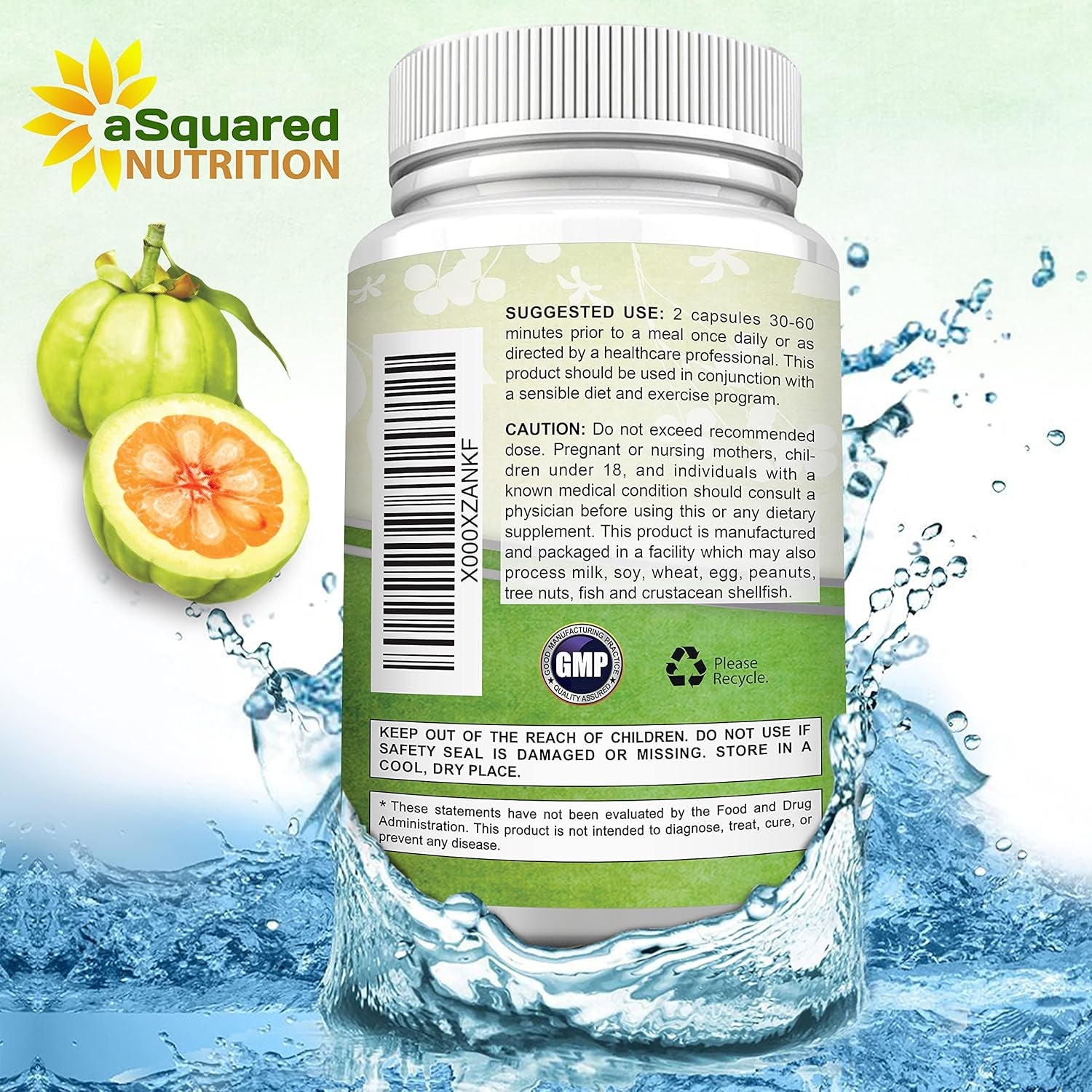 100% Pure Garcinia Cambogia Extract - 120 Capsules, Ultra High Strength HCA, Natural Weight Loss Diet Pills XT, Best Extreme Fat Burner Slim & Detox Max, Premium Blocker for Men & Women, Made in USA
