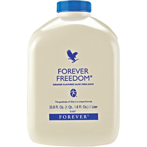 Forever Living - Forever Freedom - Aloe Vera Joint Support with Glucosamine and Chondroitin - Orange Flavor - 33.8 Fl Oz (Pack of 1)