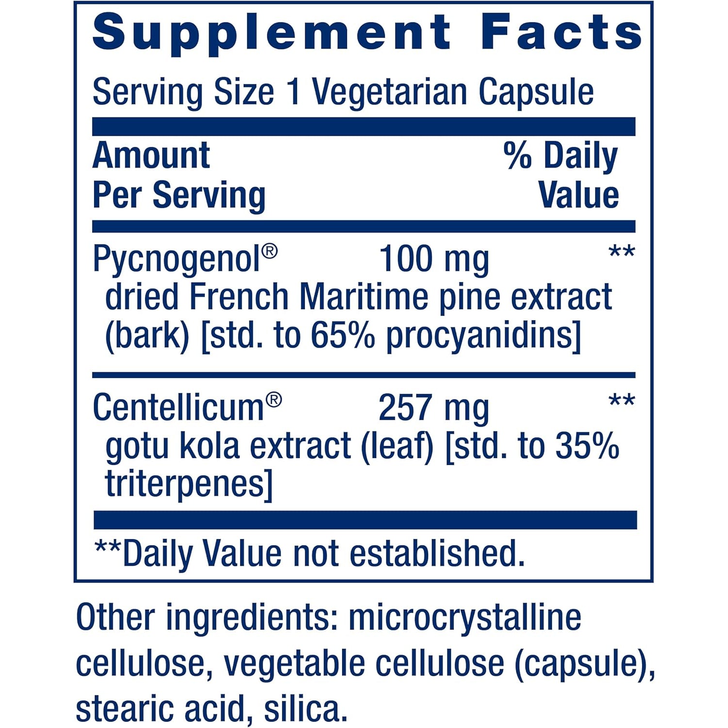 Life Extension Arterial Protect - Blood Pressure Supplement for Heart Health - with Gotu Kola and Pycnogenol Dried French Maritime Pine Bark Extracts - Gluten-Free, Non-Gmo, Vegetarian - 30 Capsules