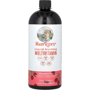 Multivitamin Multimineral for Women Men & Kids by Maryruth'S | No Added Sugar | Vegan Liquid Vitamins for Adults & Kids | Mens, Womens Multivitamin | Energy & Beauty Booster | Non-Gmo | 32 Fl Oz