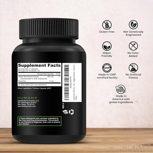 HUMANX Artemisinin 505Mg with Bioperine for Greater Absorption - Supports Healthy Aging, Digestion, and Immunity - USA Third Party Tested - Vegan, Non-Gmo - Artemisia Annua - Sweet Wormwood Extract