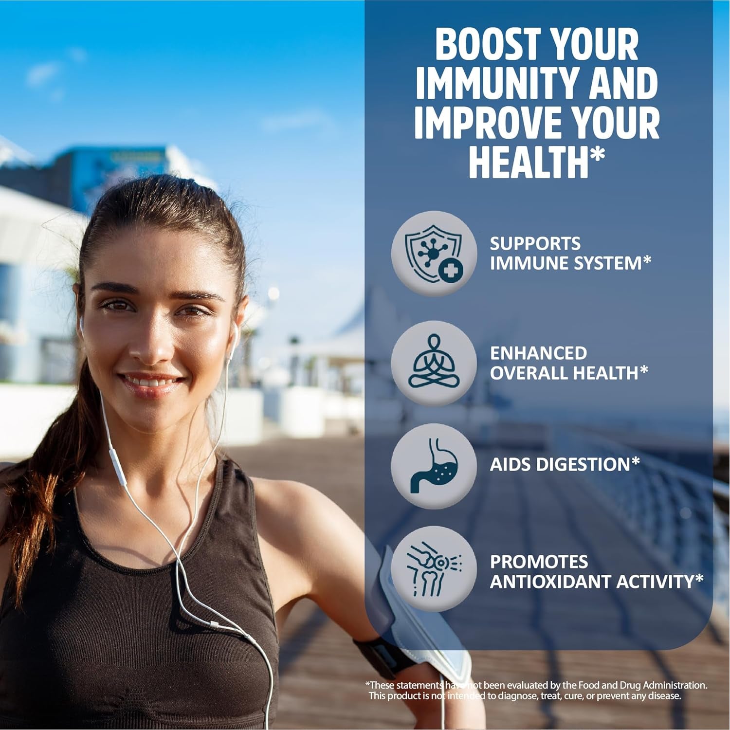 Strongvit Immune Support Supplement 12 in 1 Complex with Vitamin C, D3, Zinc, Echinacea, Elderberry, Ginger, Turmeric. Immune Defend for Men & Women, Non-Gmo, Gluten-Free, Vegan, USA
