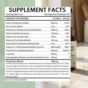 Innerfresh Thyroid Support Drops, Inner Fresh Thyroid Support Liquid Drops for Women, Hormone Balance & Healthy Metabolism Support, with Selenium, Zinc, Iodine, L-Tyrosine & Ashwagandha (1)