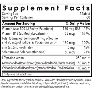 Allergy Research Group Thyroid Nutrition with Iodoral - Thyroid Support for Men & Women, Thyroid Complex Supplement, Thyroid Health, Iodine - 60 Count