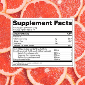 Dr.Blet All Day Burning Tea - Weight Management Support for Women, Garcinia Cambogia Extract, Korean Slimming Supplement, Grapefruit Flavored, Powder Drink Mix - 20 Pouches