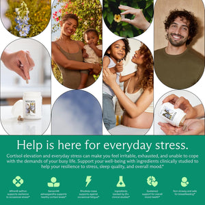 Needed. Stress Support - Herbal Blend Supporting Mood, Energy, and Hormone Balance for Women - Herbal Supplement of Shatavari, Ashwagandha, Rhodiola - Non-Gmo - 30 Day Supply - 120 Capsules