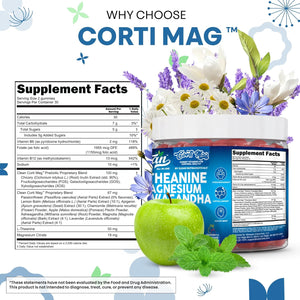 Clean Nutra Cortisol Supplement Gummies L-Theanine Magnesium Ashwagandha Apigenin Vitamin B6 Sleep and Calm Support Lavender Chicory Prebiotic Advanced Gummy Formula