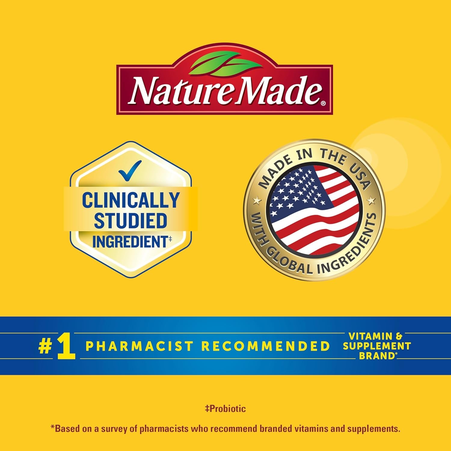Nature Made Probiotic + Prebiotic Fiber Gummies for Daily Gut Health, Fiber Supplement with Probiotics for Digestive Health Support, 50 Gummies, 25 Day Supply