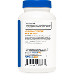 Nutricost Andrographis Extract Capsules (1000Mg) (120 Capsules) - Health and Wellness Vegetarian Supplement, 60 Servings