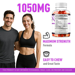 Vitarenew Gummies - Original Vitarenew Advanced 1050MG Formula - Maximum Strength, Supplement Gummy Official Formula Vita Renew All Natural Overall Wellness Support, 60 Gummies for 1 Month