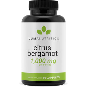 Luma Nutrition Citrus Bergamot 1000Mg per Serving - Citrus Bergamot Supplement - Heart Health Support - Made in the USA - Veteran Owned - 60 Capsules, 30 Servings