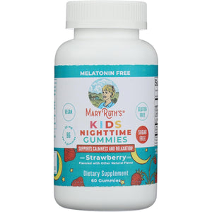 MARYRUTH'S Kids Nighttime Gummies | Sugar Free | NO Melatonin with L Theanine, Lemon Balm, Chamomile, Vitamin B6 | Relaxation Support for Kids 2+ | Vegan | Non-Gmo | Gluten Free | 60 Count