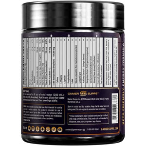 Gamer Supps GG Energy - Crusaderade by Swaggersouls (100 Servings) - Keto Friendly Gaming Energy and Nootropic Blend, Sugar Free + Caffeine + Vitamins + Immune Support, Powder Drink