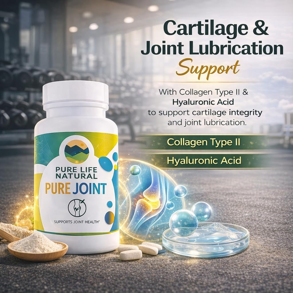 Pure Joint – Glucosamine Chondroitin MSM - Joint Support Supplement – Joint Mobility & Cartilage Support – 90 Tablets by Haidy Cruz