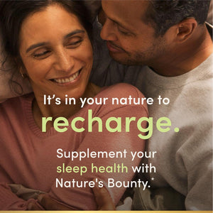 Nature'S Bounty Melatonin, 100% Drug Free Sleep Aid, Promotes Relaxation and Sleep Health, 1Mg, 180 Tablets