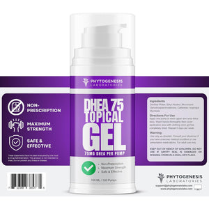DHEA 75 – 75Mg DHEA per Pump – Promotes Healthy Aging, Healthy Mood, Immune Support, Balanced Levels and Overall Health – One Month Supply (1)