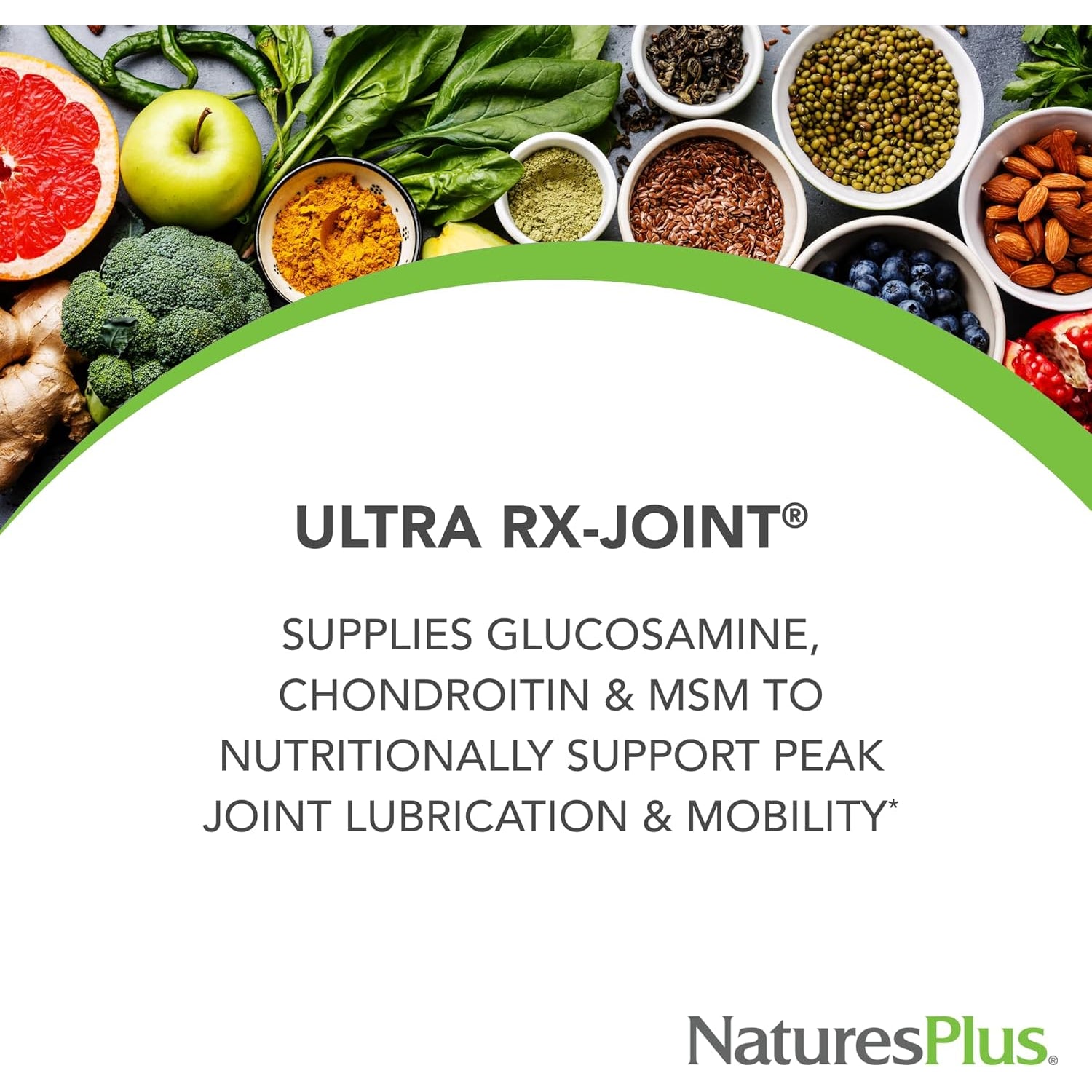 Naturesplus Ultra Rx-Joint - 180 Tablets - Supports Healthy Joint Function - with Glucosamine, Chondroitin & MSM - Gluten Free - 60 Servings