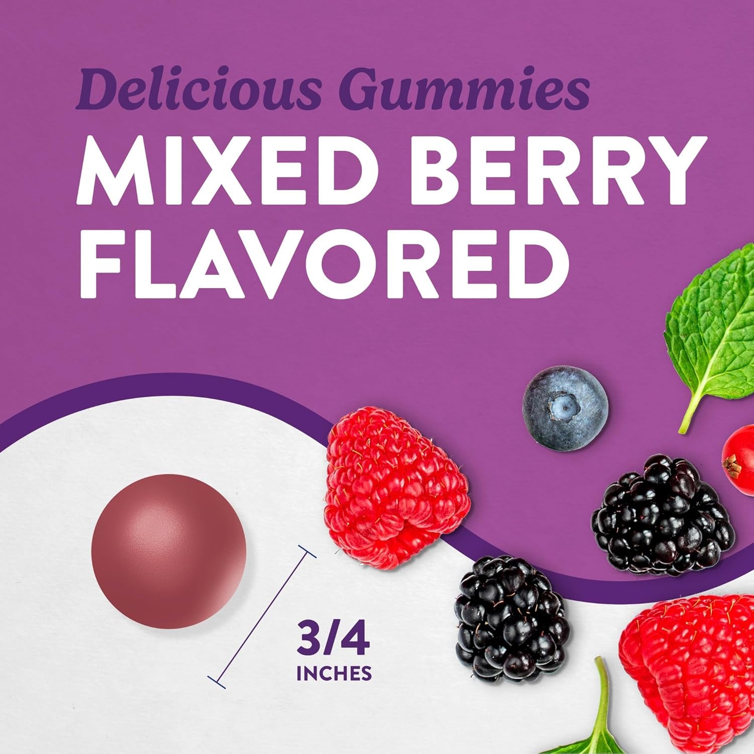 Nature'S Truth Melatonin Gummies | 1Mg | 60 Count | Mixed Berry Flavor | Vegan, Non-Gmo & Gluten Free Supplement