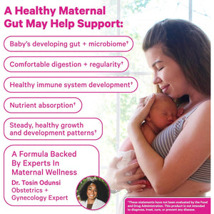 Pink Stork Lactation Probiotic - 30 Billion Cfus Multi Strain Postnatal Probiotics for Breastfeeding Women - Support Breast Milk & Gut Health, Postpartum Essentials, 30 Capsules