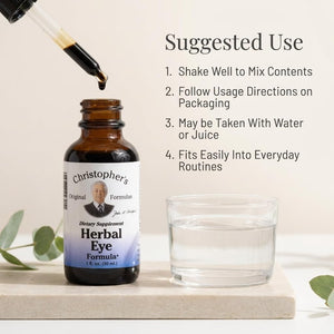 Christopher'S Original Formulas Herbal Eyebright, 1 Fl Oz - Natural Eye Wellness