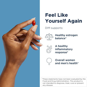 Designs for Health Dim-Evail - 100Mg DIM Supplement Enhanced Absorption Diindolylmethane - Supports Healthy Estrogen Metabolism & Women'S Health - Non-Gmo & Soy-Free (120 Softgels)