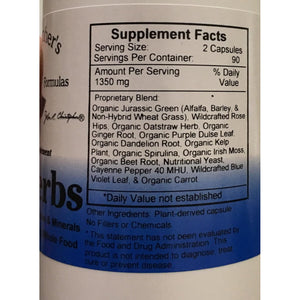 Christopher'S Original Formulas Vitalerbs, Nutrient-Rich Herbal Supplement, 180 Veg Caps