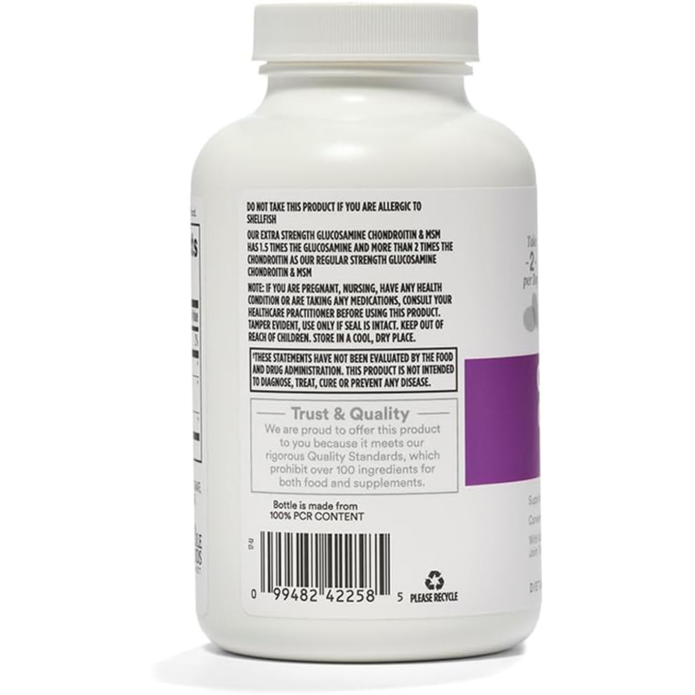 365 by Whole Foods Market, Extra-Strength Glucosamine Chondroitin and MSM, Supports Healthy Joints, 120 Tablets