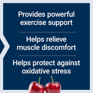 Life Extension Tart Cherry with Cherrypure®, Anthocyanins, Oxidative Stress, Muscle Recovery, Exercise Support, Muscle Comfort, Vegetarian, Gluten-Free, Non-Gmo, 60 Capsules