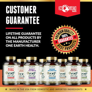 One Earth Health New Zealand 100% Grass Fed Beef Organs – (200 Count, 3,000Mg Serving) Liver, Heart, Kidney, Pancreas, Spleen Supplement. Organ Meat Complex Sourced from New Zealand